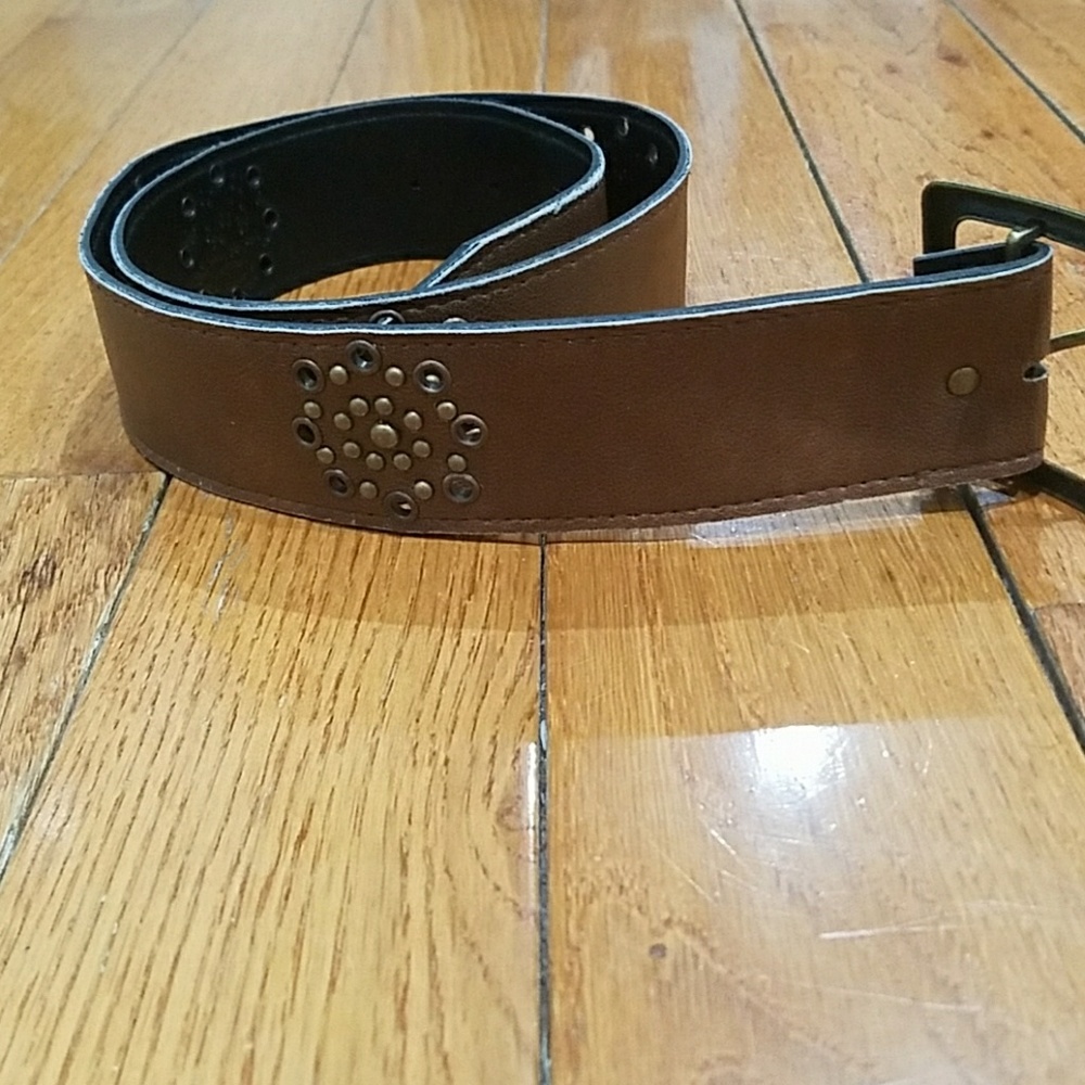 Brown Studded Belt